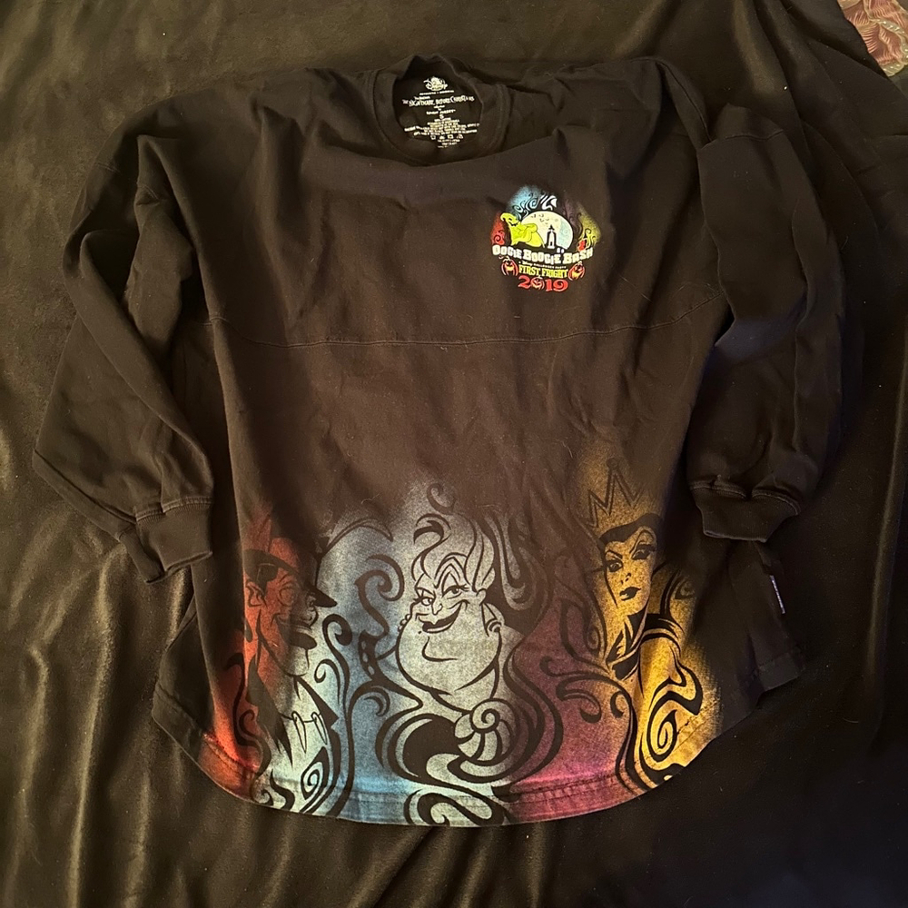 Disney Villain Spirit Jersey Oogie Boogie Bash Halloween 2019 Size Small RARE - Picture 4 of 5